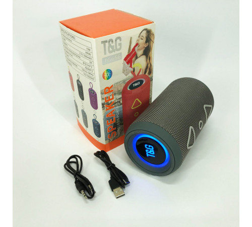 Bluetooth колонка з радіоприймачем, Світломузична портативна колонка, Міні-колонки з підсвічуванням OV-58