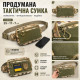 Тактична сумка нагрудна тканинна, Бананки чоловічі нагрудні сумки, Чоловічі полотняні сумки через плече YD-84