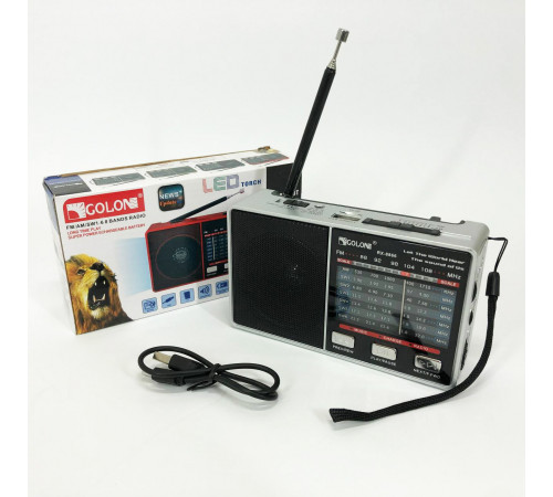 Радио fm с встроенным usb-плеером, Радио с мр3 проигрывателем, Радиоприемник удобный, Радиоприемники фм JY-98