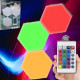 Набор из трёх RGB LED Ламп с Пультом и Таймером Отключения Два Режима Яркости OF-40