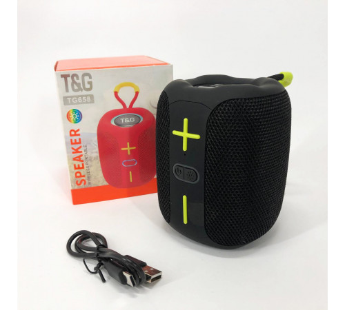 Bluetooth колонка с встроенной светодиодной подсветкой TG658, Колонка с ргб подсветкой HU-54