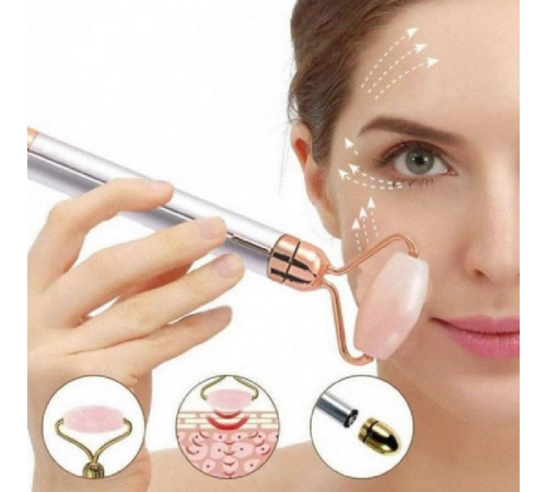 Масажер ролик електричний Facial Roller Massager. Колір: білий XI-10 за 259 грн