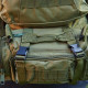 Сумка - подсумок тактическая поясная Tactical военная, сумка нагрудная с ремнем 5 литров кордура хаки PR-40