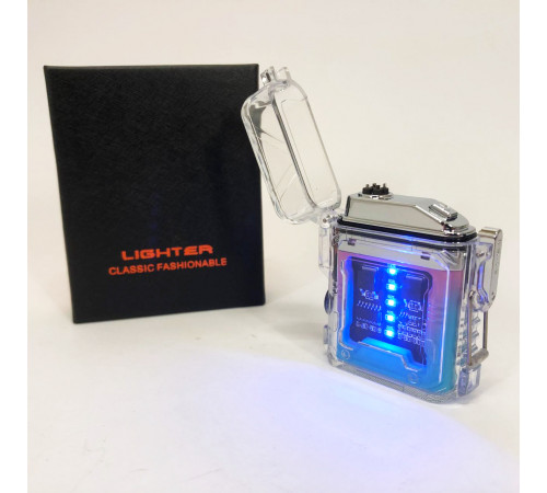 Зажигалка USB с индикатором заряда, Подарок другу зажигалка Отличный подарок для мужчины NL-52