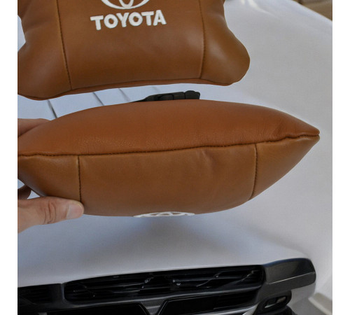 Удерживающая подушка для шеи в автомобиле Toyota, Автомобильная подушка для шеи с лого KZ-60