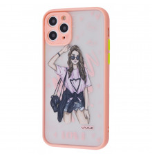 Чехол для Apple Iphone 11 Pro персиковый KW-93