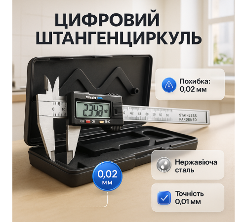 Измерительный инструмент, Штангенциркуль для разметки, Строительный электронный штангенциркуль ZN-99