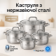 Хорошие кастрюли, Набор больших кастрюль, Кастрюли из нержавейки, Набор высоких кастрюль YH-66