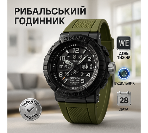 Оригінальний спортивний годинник, Годинник армійський для ЗСУ Бюджетний спортивний VE-59