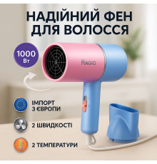 Женский мощный фен для укладки волос MAGIO, Фен бытовой для волос дома и путешествий YT-95