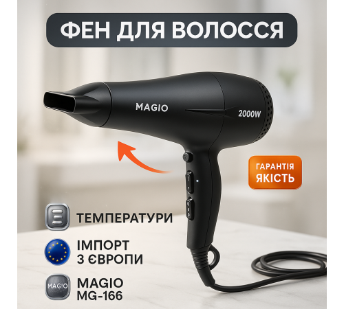Фен для дома и путешествий, Мощный фен для быстрой укладки волос Портативный сушки ND-75