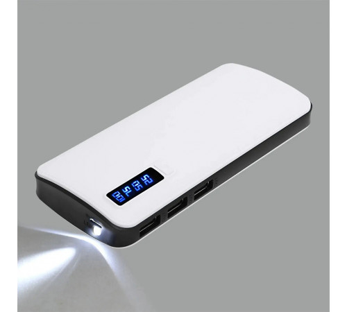 Портативное Зарядное Устройство Павербанк 50000 mAh 3хUSB Power Bank Smart Tech White GU-48