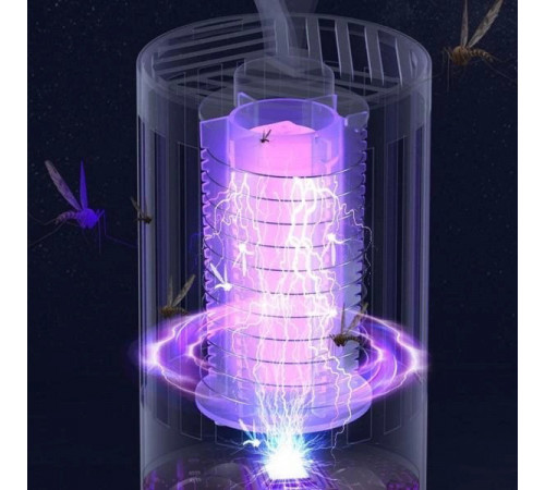 Лампа-пастка для комарів Побутова із зарядкою від Usb 1001 MOSQUITO LAMP, портативна KX-69 за 533 грн