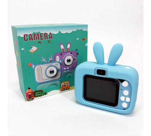 Детский цифровой фотоаппарат X900 Rabbit. Цвет: голубой AZ-42