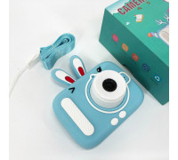Дитячий цифровий фотоапарат X900 Rabbit Колір: блакитний AZ-42
