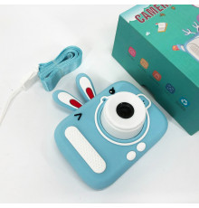 Детский цифровой фотоаппарат X900 Rabbit. Цвет: голубой AZ-42