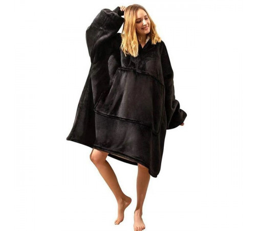 Ковдра з рукавами snuggie, Худі плед з капюшоном Світшот плед капюшоном для дорослих HJ-29