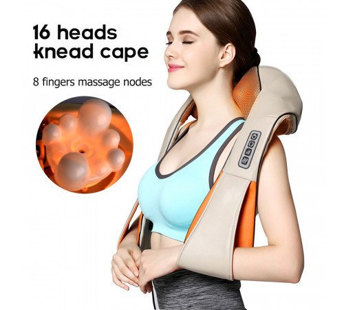 Автомобільний масажер massager, Масажер-подушка, Масажер для шиї для роботи Роликовий шиї AP-80