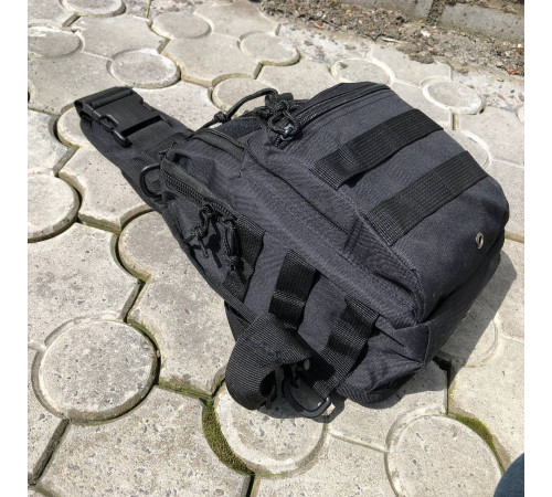 Чоловіча вулична сумка через плече, Сумка месенджер слінг Оригінальна чоловіча крос-боді ZY-42 за 595 грн