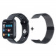 Смарт-часы Smart Watch T88 Спортивные с пульсометром, тонометром, два браслета. Цвет: черный CS-21