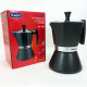 Кофеварка для плити Magio MG-1005 300 мл, Маленькая кофеварка на 3 чашки гейзерная для офиса NL-75