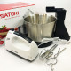 Миксер с чашей и блендером Satori, Миксер для теста, ручной 7 скоростей Миксеры с чашей FP-92