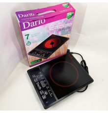 Маленькая электроплита настольная DARIO DHP2172F 2000 Вт, Переносная компактная электроплита DV-26
