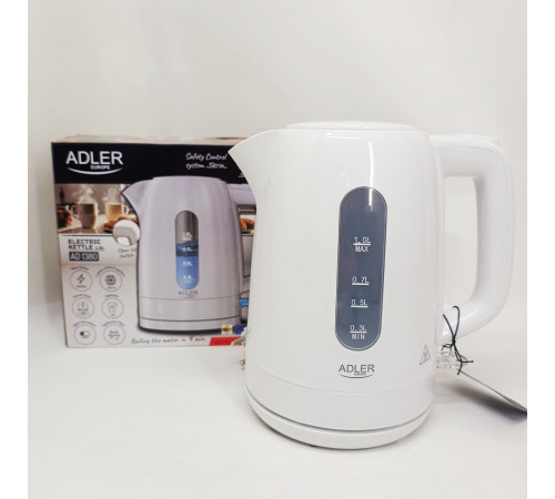 Современный электрочайник для дома Adler AD 1л 2200Вт, Тихий электрический чайник PS-59