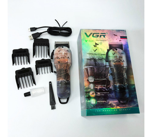 Острые профессиональные машинки для стрижки волос VGR, Набор машинок для стрижки, Триммер беспроводной YI-41