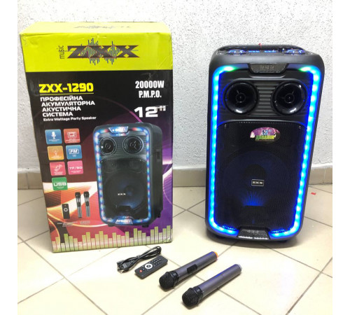 Акустическая система с поддержкой bluetooth ZXX-1290, Мощная переносная акустическая система RI-17