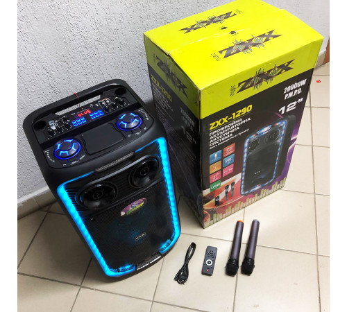 Акустическая система с поддержкой bluetooth ZXX-1290, Мощная переносная акустическая система RI-17
