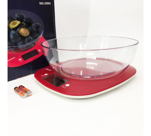 Кухонные весы для пищевых продуктов MAGIO MG-290, Электронные кухонные весы настольные EP-34