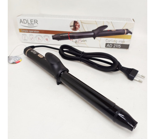 Современные щипцы для завивки волос Adler AD 2115 100Вт Щипцы для волос объемной прически PT-39