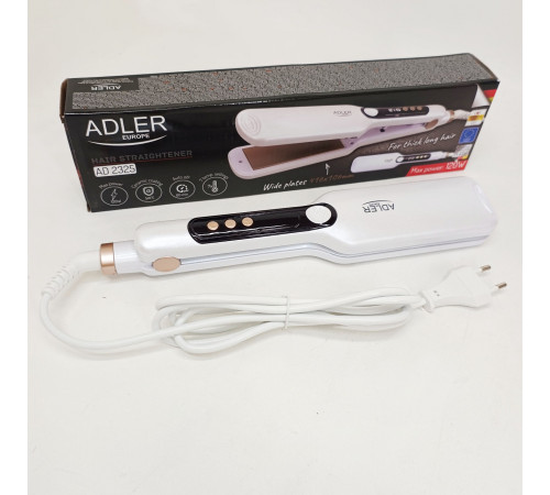 Утюжки для выпрямления Adler AD 2325 120Вт, Выпрямитель для волос поездок Плойка-выпрямитель HP-14