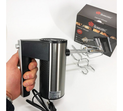 Качественные ручной миксер для кухни DOMOTEC, Бытовой миксер для кухни Бытовой с венчиками QO-27