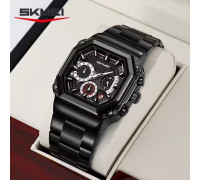 Наручные мужские часы стильные деловые SKMEI 9359BK, Наручные мужские классические бизнес-часы CN-19