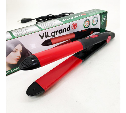 Утюжки для выпрямления ViLgrand VHS-120 55Вт, Щипцы гофре для выравнивание волос, Плойка-выпрямитель JF-71