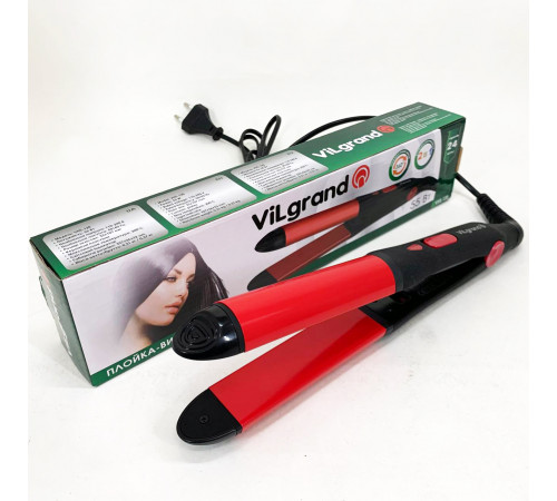 Утюжки для выпрямления ViLgrand VHS-120 55Вт, Щипцы гофре для выравнивание волос, Плойка-выпрямитель JF-71