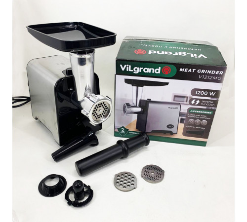 Мясорубки для ресторанов VILGRAND V1212MG 1200 Вт, Мясорубка 2000 вт, Мясорубка металлическая WB-52