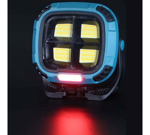 Фонарь кемпинг W894-1-4COB(White+Yellow)+5SMD(Red) Power bank NL-30