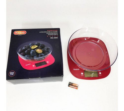 Кухонные весы для пищевых продуктов MAGIO MG-290, Электронные кухонные весы настольные EP-34