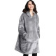 Плед с капюшоном для взрослых, Оригинальный плед с рукавами Huggle Hoodie рукавами IG-38