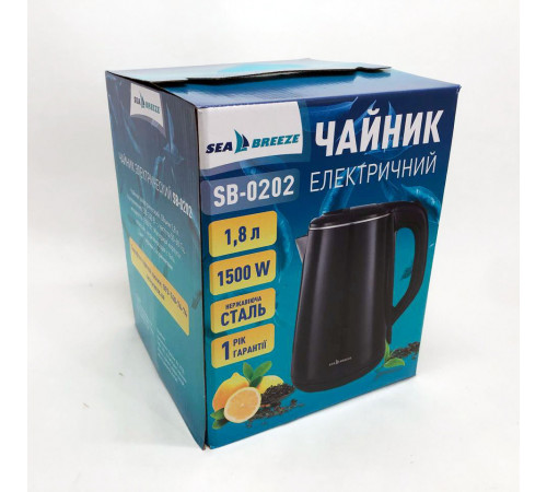 Маленький чайник, Электрочайник чайный, Электрочайник отличный нержавейка ZA-22