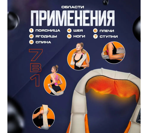 Автомобільний масажер massager, Масажер-подушка, Масажер для шиї для роботи Роликовий шиї AP-80