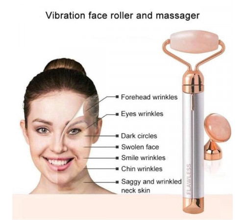 Масажер ролик електричний Facial Roller Massager. Колір: білий XI-10 за 259 грн