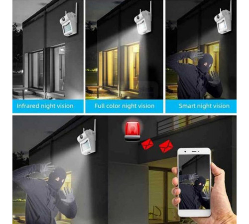 Відеокамера з датчиком руху UKC CAMERA D2 WIFI IP 2.0mp, Поворотна камера з режимом нічного бачення EY-21