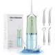 Ирригатор для чистки зубов и полости рта Oral Irrigator с аккумулятором и сменными насадками Green GF-63