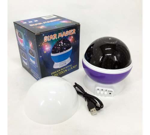 Дитячий нічник із проекцією на стелю Star, Нічник-проектор зоряного неба USB, Проектор-нічник космонавт OE-27