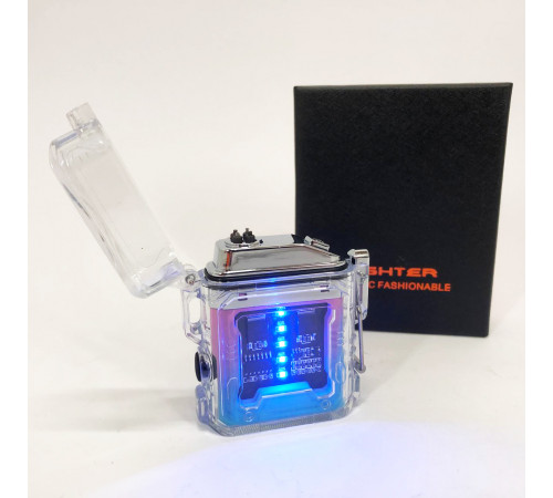 Зажигалка USB с индикатором заряда, Подарок другу зажигалка Отличный подарок для мужчины NL-52