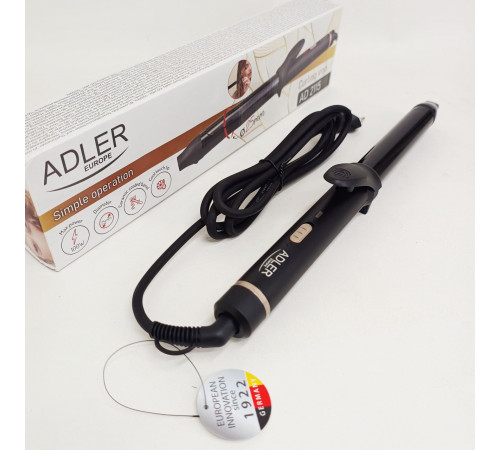 Современные щипцы для завивки волос Adler AD 2115 100Вт Щипцы для волос объемной прически PT-39